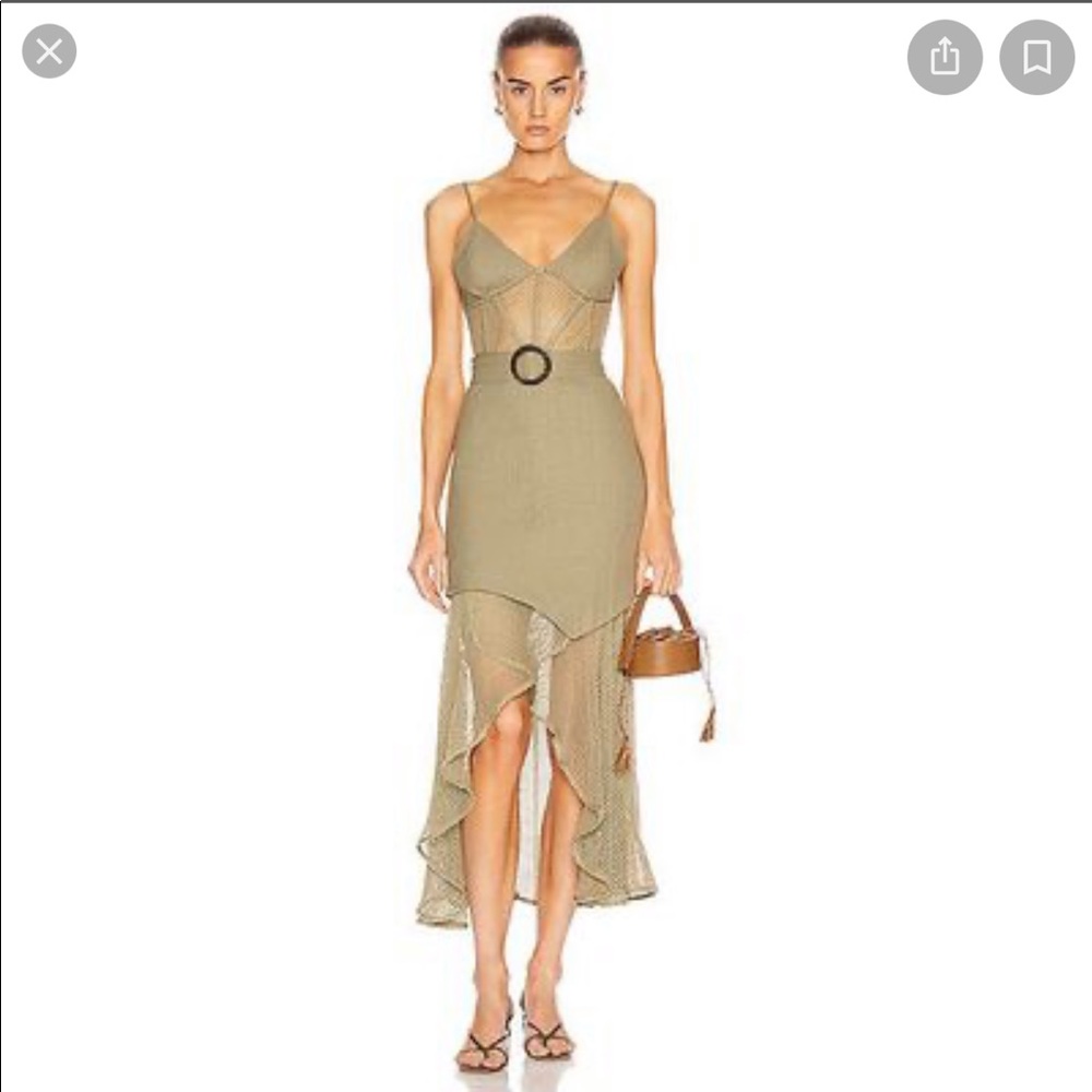 PatBo Mesh Bustier Dress